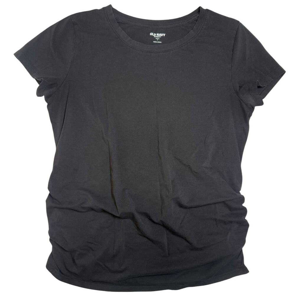 Old Navy T-Shirt Womens Maternity Black Large